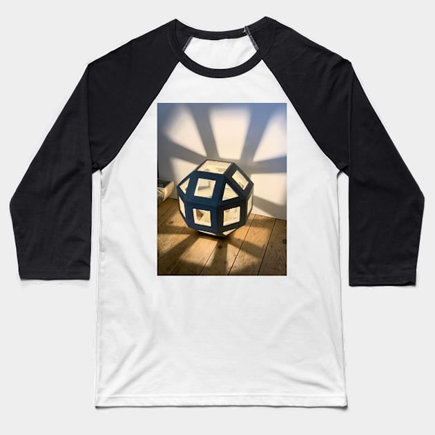 gmtrx lawal 432 mm concrete rhombicuboctahedron Baseball T-Shirt by Seni Lawal